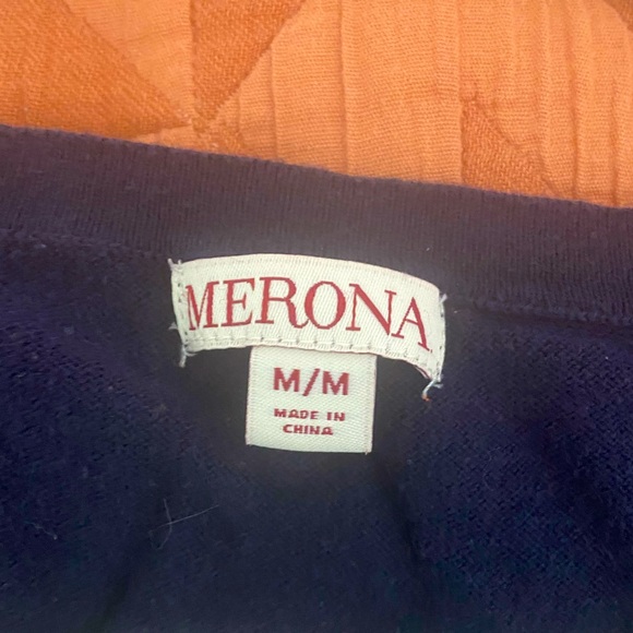 Navy sequin cardigan - Picture 4 of 4